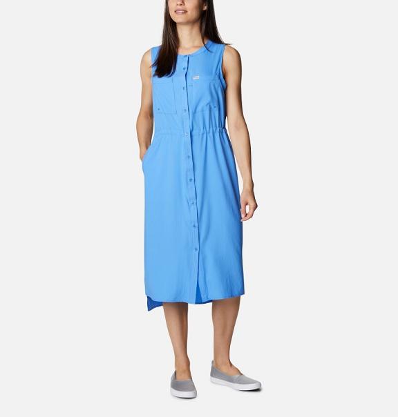 Columbia PFG Tamiami Dresses Women Blue USA (US482740)